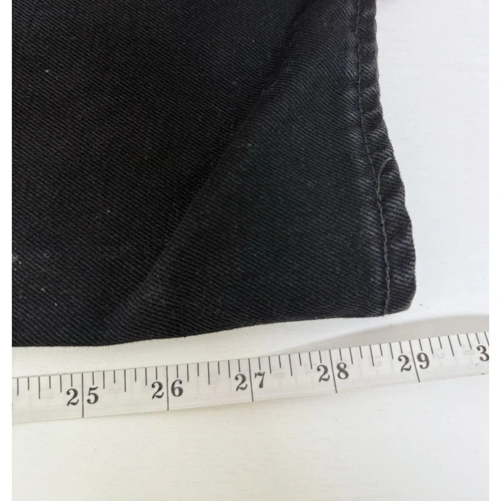 Levi's 501 Men Jeans 40X30 Black Denim Original Fit Straight Leg Button Fly READ